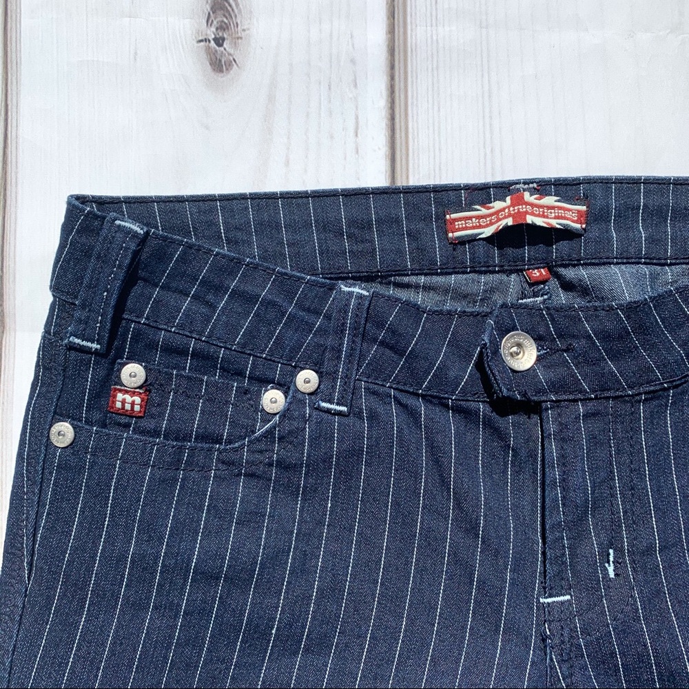 ☀️4/25 Makers of True Originals Pinstripe Jeans - Picture 8 of 13